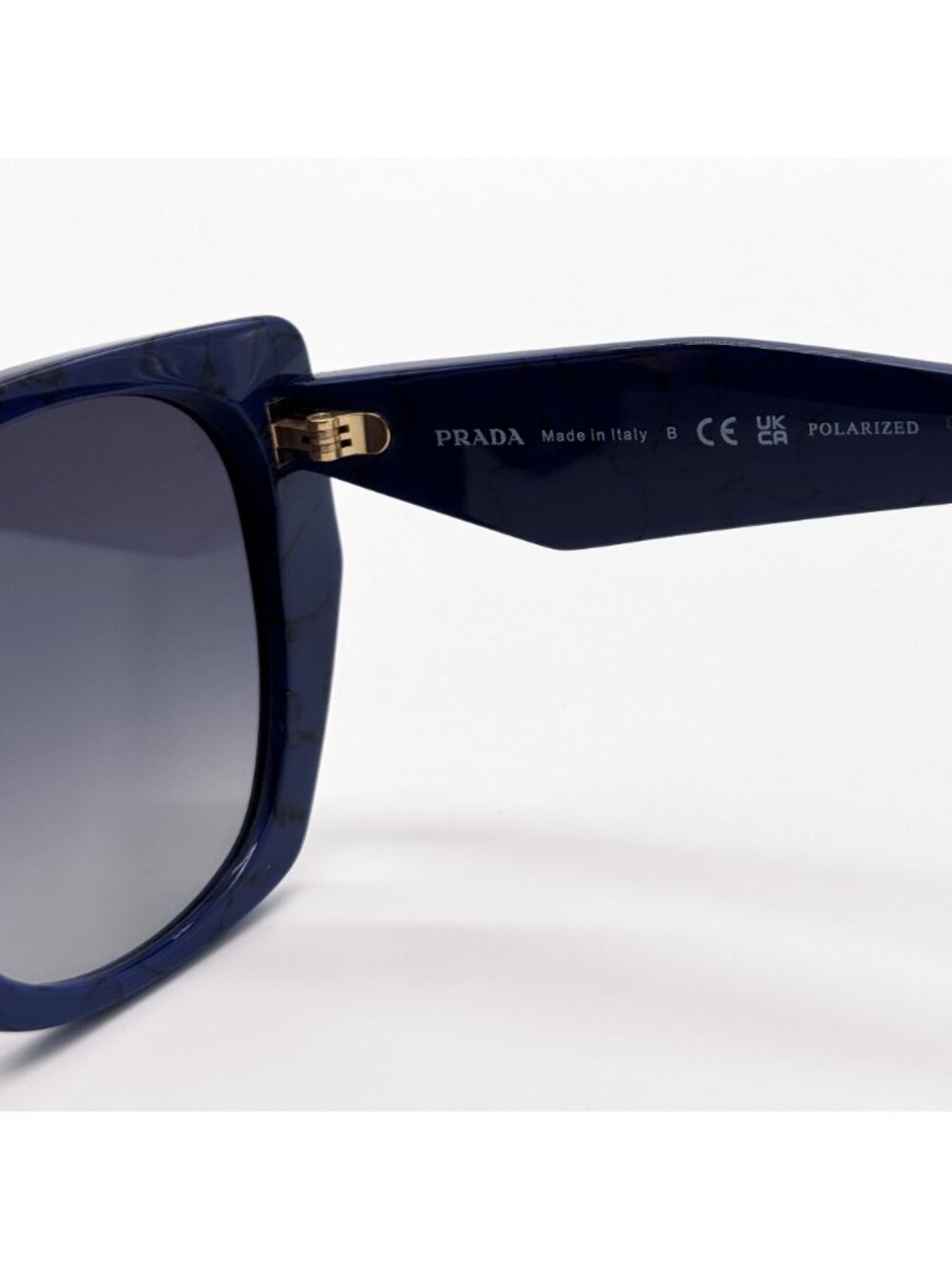 NEW PRADA SUNGLASSES PR19ZS 18D5W1 OVERSIZED BLUE WOMEN EYEWEAR PR 19ZS, SPR 19Z - Picture 9 of 11